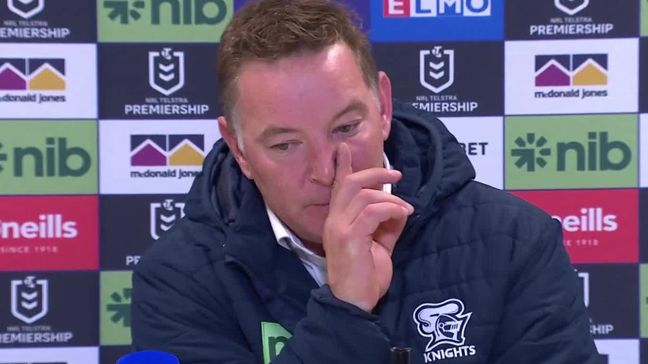 Adam O'Brien the Knights coach.