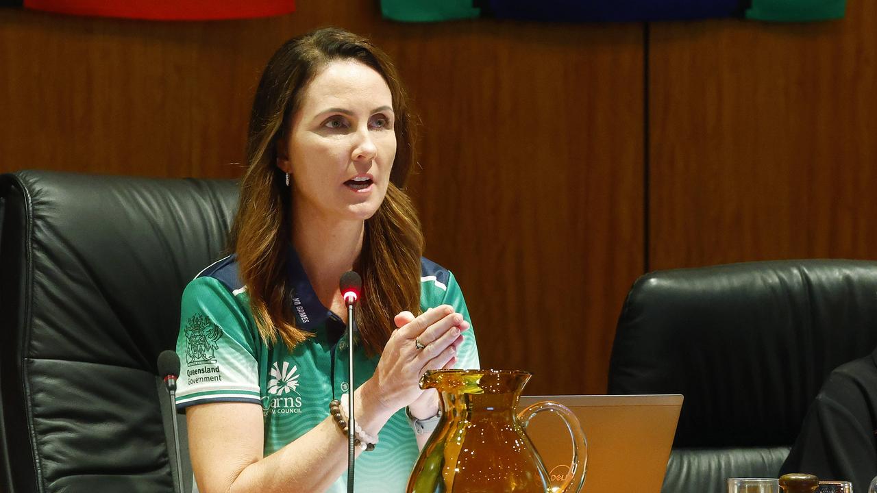 Cairns Mayor Amy Eden declined an invitation to meet with Cairns and Hinterland Hospital and Health Service (CHHHS) officials regarding water fluoridation last week. Picture: Brendan Radke