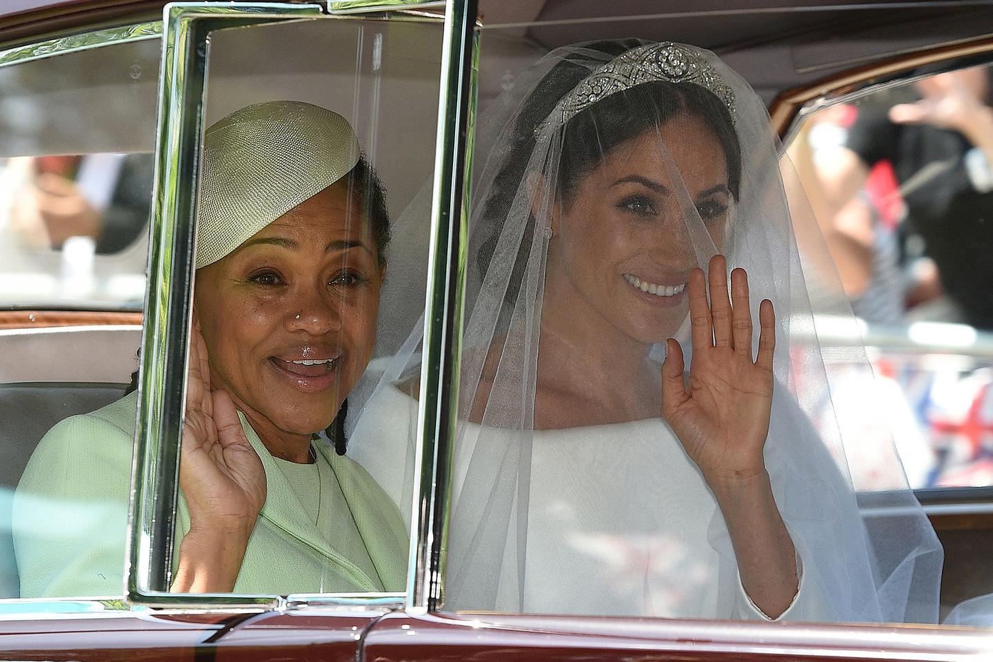 Meghan Markle s mother Doria Ragland is the most emotional guest at the royal wedding Vogue Australia