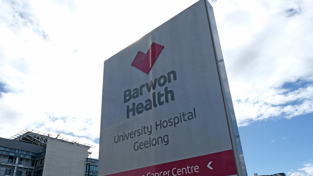 The Barwon Health Andrew Love Cancer Centre parking area off Swanston st parking by permit only. Picture: Mark Wilson