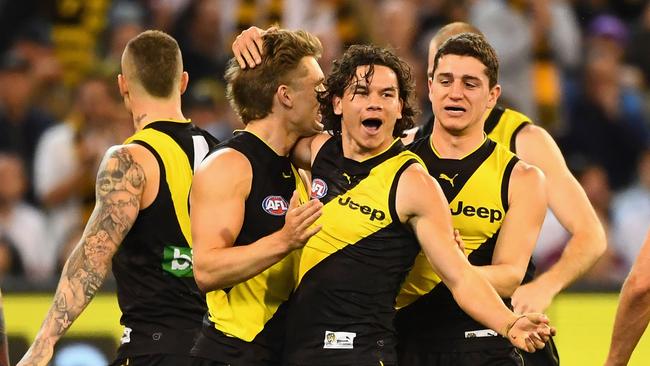 Daniel Rioli helped Richmond into the Grand Final. (Photo by Quinn Rooney/Getty Images)
