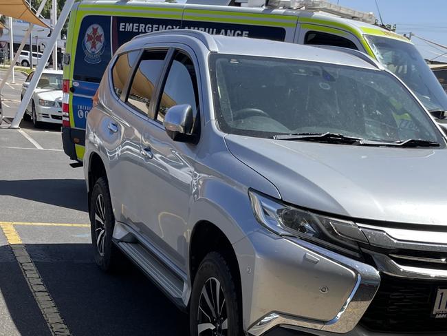 The Mitsubishi 4WD the children were locked in while Mum shopped at Mildura Central