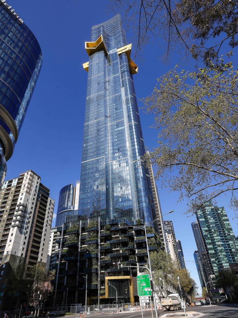 Melbourne’s currently tallest tower, Australia 108, was a major winner of a stamp duty concession program during the pandemic. Picture : NCA NewsWire / Ian Currie