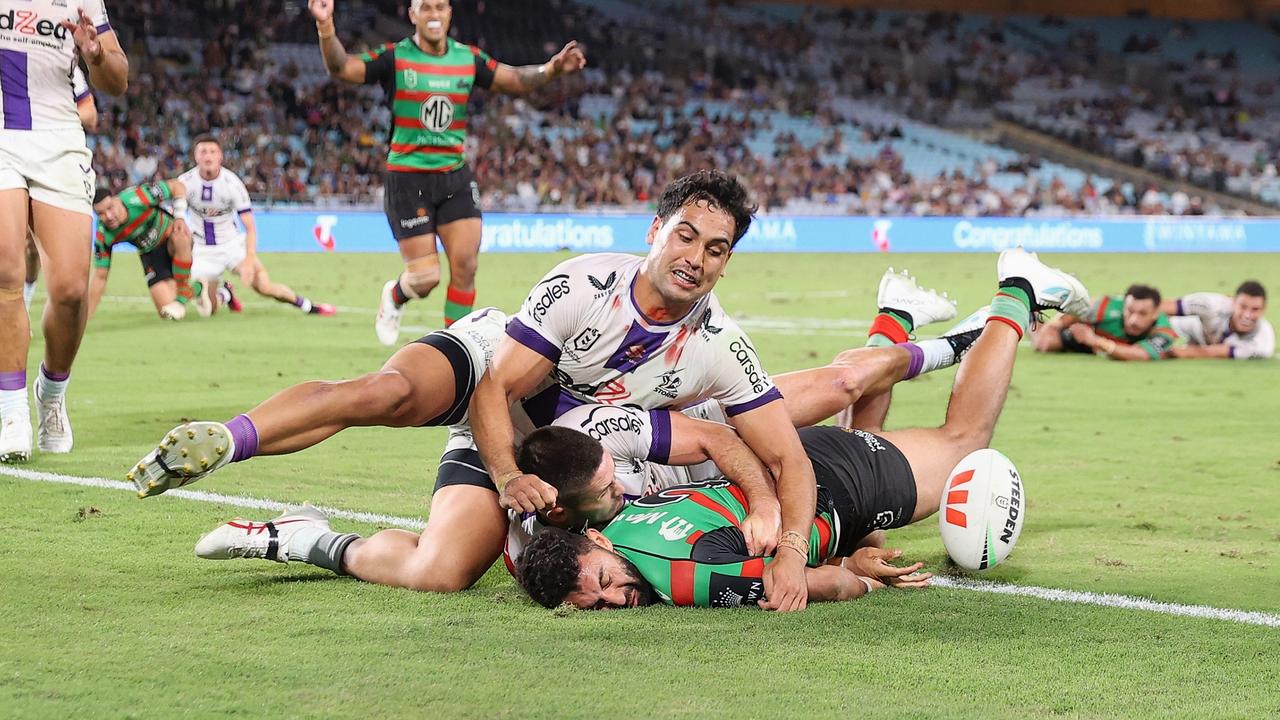 Injuries are starting to mount up with winger Alex Johnston set to miss next week’s game against the Bulldogs. Picture; Cameron Spencer/Getty Images