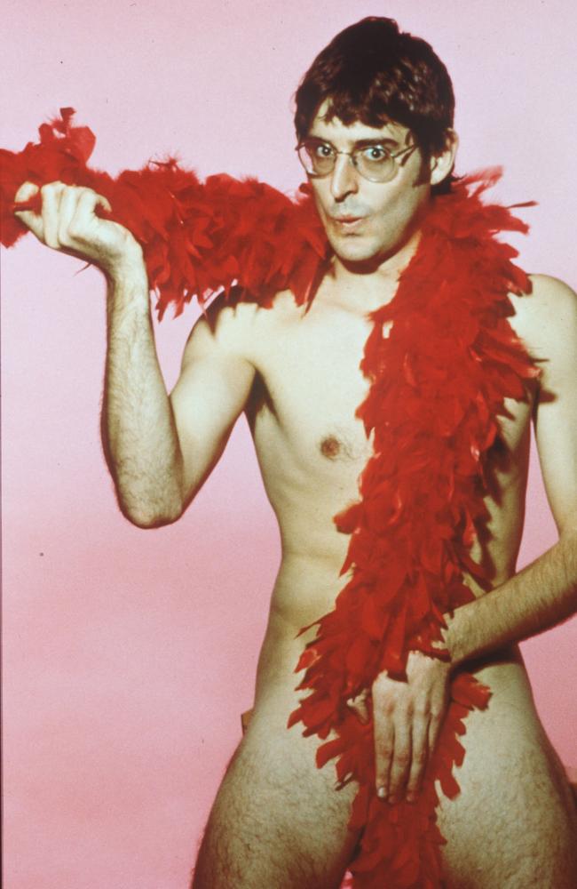 Offbeat fare: Theroux doing publicity for one if his earlier series, <i>Louis Theroux Weird Weekends</i>. Picture: Supplied