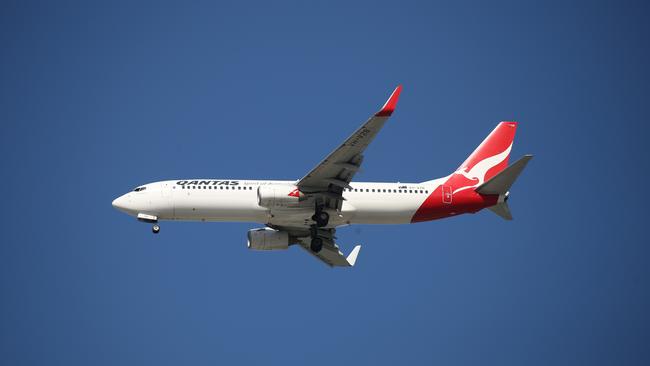 Qantas chief executive Alan Joyce controversially announced on Tuesday that proof of COVID-19 vaccination would be a non-negotiable condition of international air travel with the airline. Picture: Brendan Radke