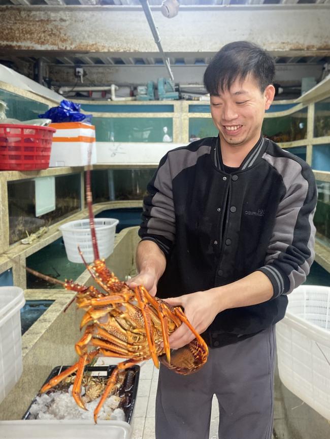 Huang Zhen’s wholesale shop in Beijing. Picture: Will Glasgow