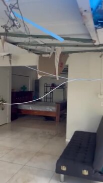 WATCH: Helensvale resident Bernie Hardiman's home was destroyed during the Christmas Day storms. Credit: Tahlia Leathart