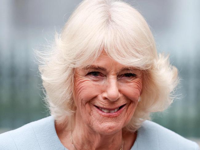 Britain's Queen Camilla arrives for a visit to the Westminster Abbey Sacristy Project in London on October 3, 2024. The Sacristy is a new building â to be named The King Charles III Sacristy. It will be constructed on the footprint of the medieval Great Sacristy â built in the 1250s during Henry III's reconstruction of the Abbey and where the monks kept vestments, altar linens, and other sacred items used in daily worship. (Photo by Chris Jackson / POOL / AFP)