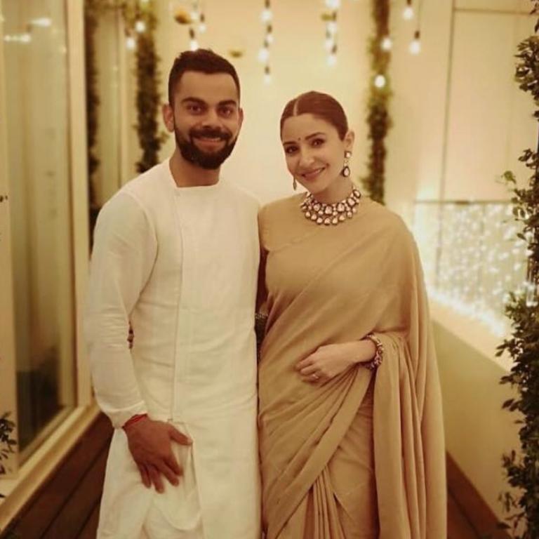 Indian cricketer Virat Kohli and his Bollywood actress wife Anushka Sharma. Picture: Instagram