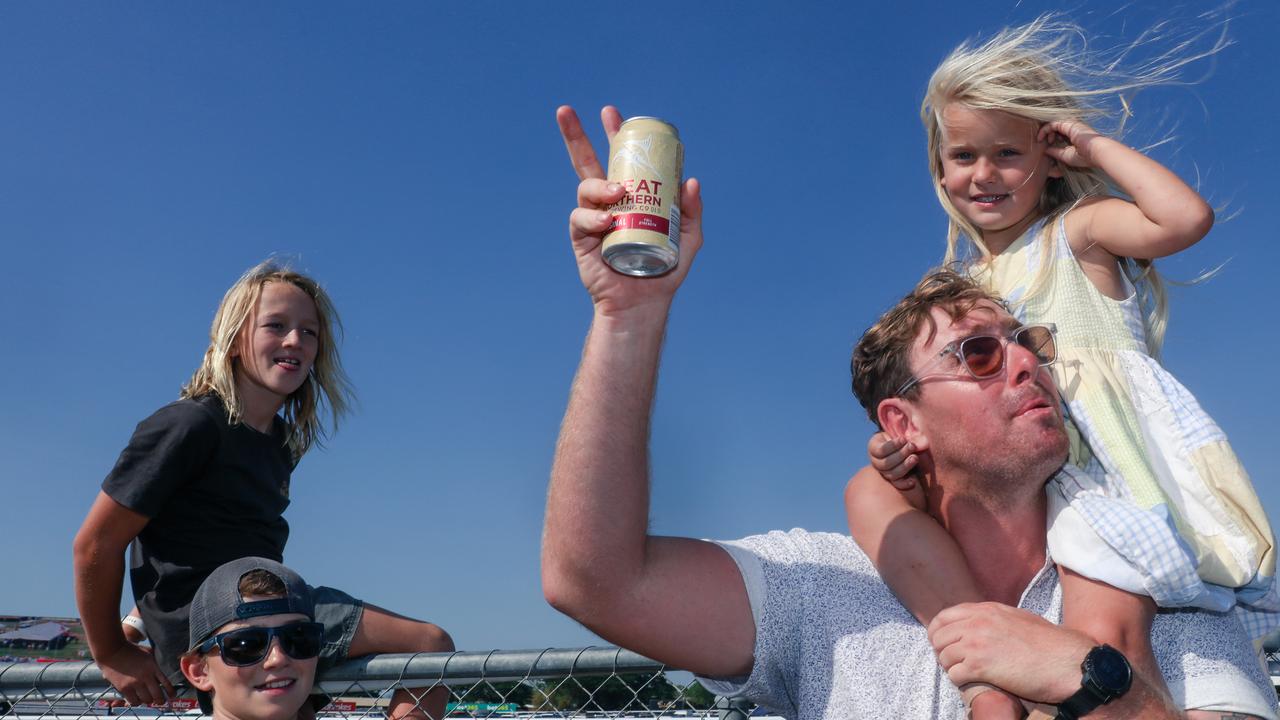 Having a ball at The Great Northern Darwin Cup at Fannie Bay Turf Club are Nathan and Lakey Groves :Picture: Glenn Campbell