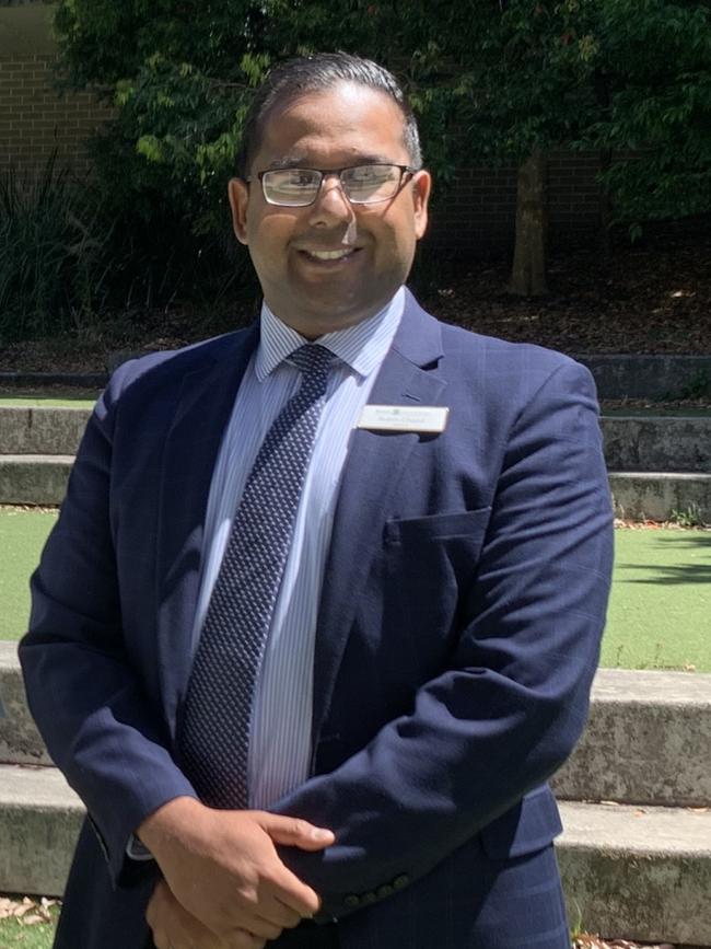 Killara High School principal Robin Chand