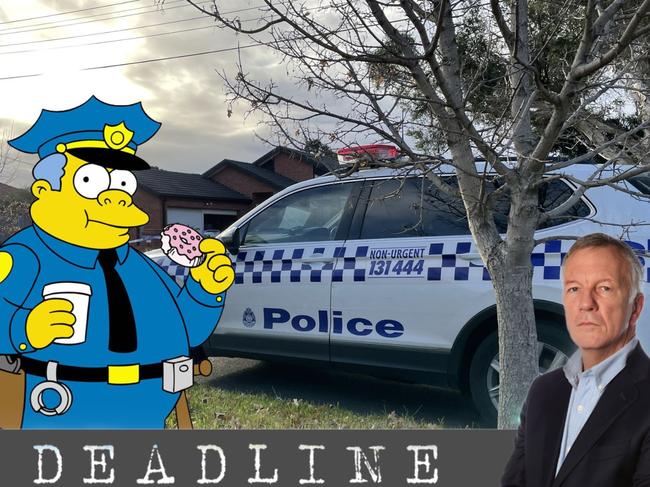 Deadline is back in 2025 with more legal, police and crime scuttlebutt. Picture: Supplied. Cartoon: Matt Groening