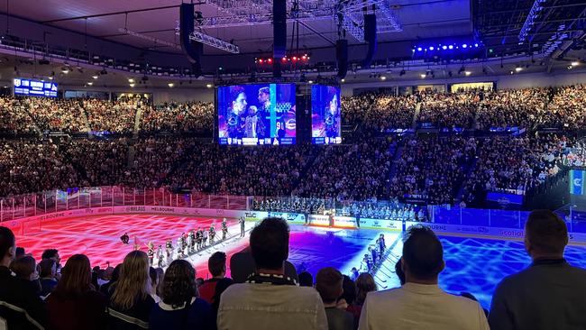 The NFL Global Series was played in Melbourne's Rod Laver Arena in September 2023. Picture: Andrew Potts