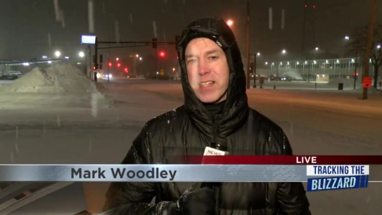 TV sport reporter’s hilarious on-air rant during blizzard | Video