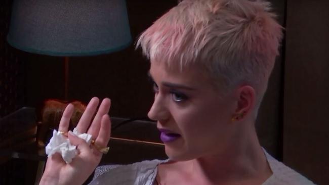 Sarah Daffy: Katy Perry live stream confessions saw her crying and