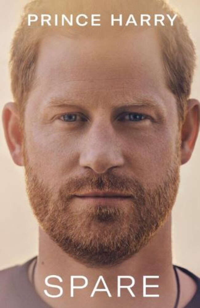 The cover of Prince Harry's upcoming memoir, Spare. Picture: Penguin Random House