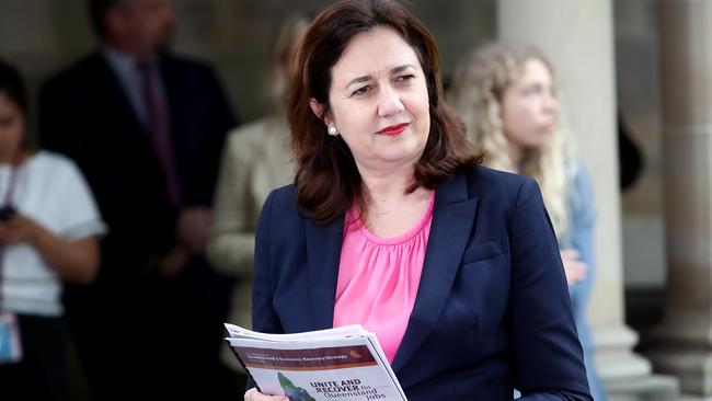 Queensland Premier Annastacia Palaszczuk says Queenslanders told her they don’t want the borders reopened. Picture: Jono Searle/Getty Images