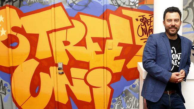 Matt Noffs of the Ted Noffs foundation, which will launch a Street University initiative, in Penrith. Picture: John Appleyard