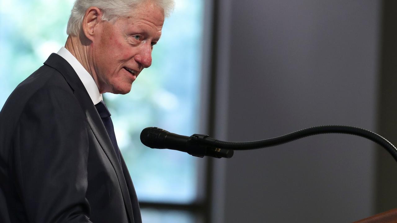 Former US president Bill Clinton. Picture: Alyssa Pointer/AFP