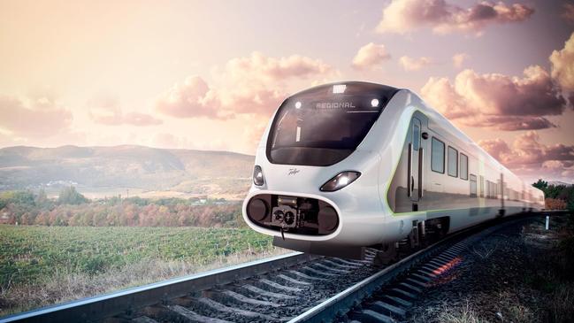 EMU Talgo is a totally flexible and adaptable train that can run at up to 160 km/h and benefits from Talgo’s unique technology. It is the type of tilt train that could be purchased by the State Government should the trial be deemed a success. Source: Talgo