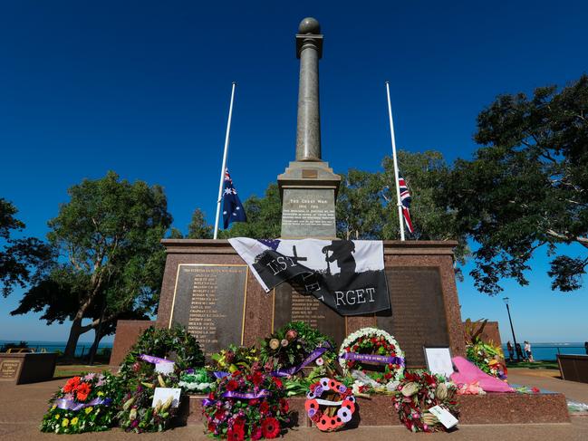 The Darwin RSL holds fears for the future of the Dawn Service beyond 2021 if they cannot find a regular source of income. Picture GLENN CAMPBELL