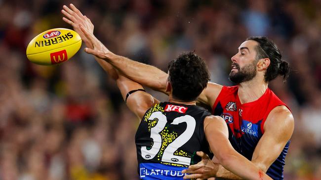 Grundy in action (Photo by Dylan Burns/AFL Photos via Getty Images)