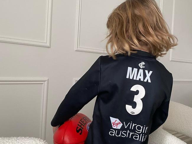 Max Murphy has also kicked off his footy career this season. Picture: Instagram