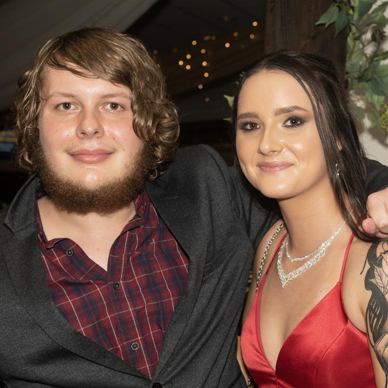 Kayden Charles with Shayla Champion at Sarina State High School Year 12 Formal Wednesday 16 November 2022. Picture: Michaela Harlow