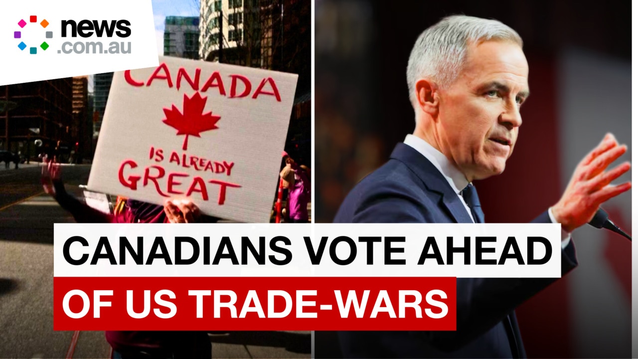 Canadians head to the polls with 'elbows up' amid US trade war