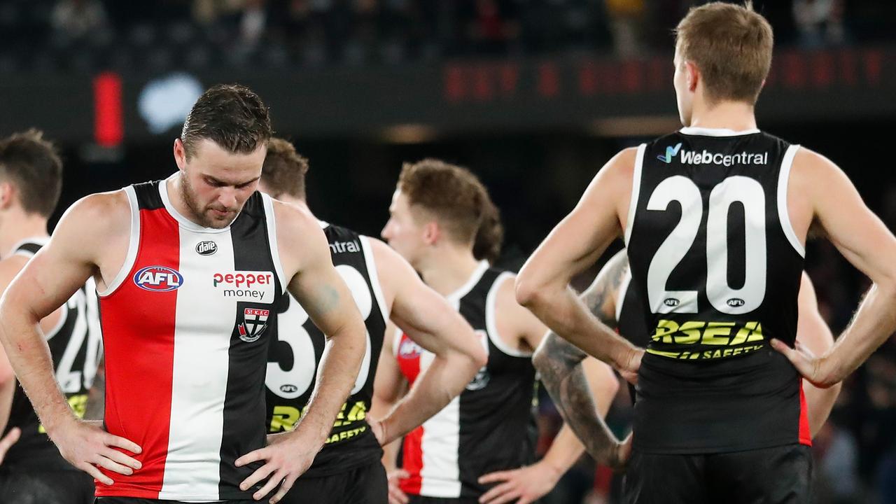 The Saints effort against Essendon was not good enough for a team expecting to play finals. Picture: Getty Images