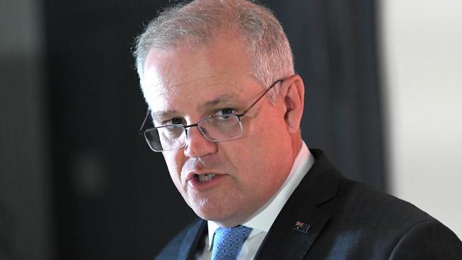 Prime Minister Scott Morrison. Picture: Simon Bullard.