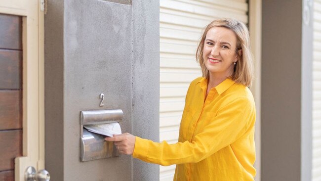 Brooke Patterson doorknocking in the new Division 6.