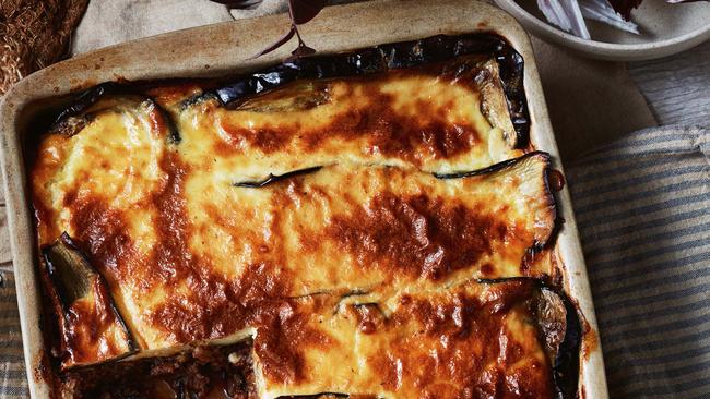 David Herbert’s Moussaka. Picture: Guy Bailey