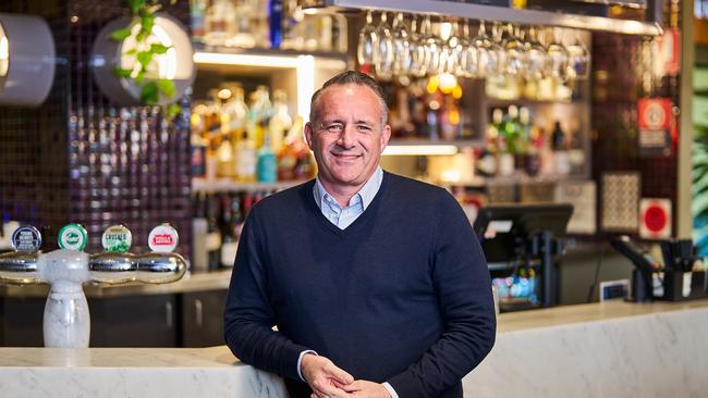 Endeavour Group boss Steve Donohue at the Crows Nest Hotel in Sydney. Picture: Supplied