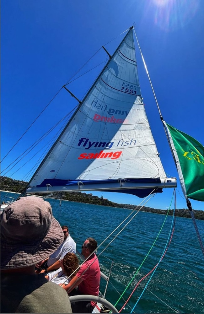 Flying Fish released an image of the vessel's final Sydney to Hobart preparations. Photo: Instagram, @flying_fish_sailing.