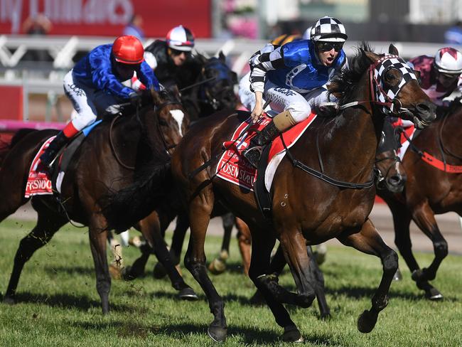 Damian Lane and Tosen Stardom accelerate away from their rivals. Picture: AAP