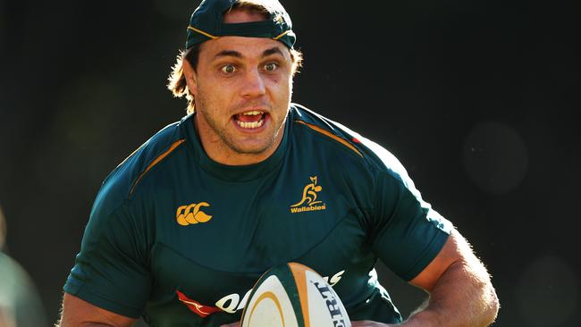 Wallabies player Phil Waugh during Australia team training at Leichhardt Oval in Sydney.