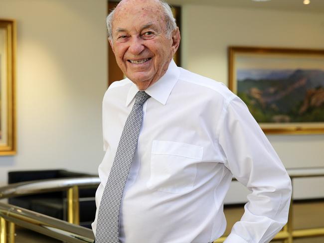 Chairman Stan Perron, Perron Group, photographed in their offices in East Perth.