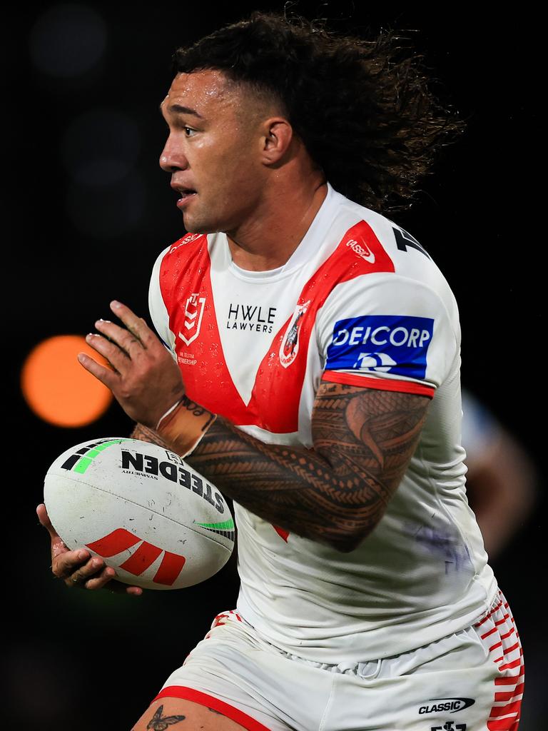 Jaydn Su'A was one of several Dragons looking much fitter than last season.