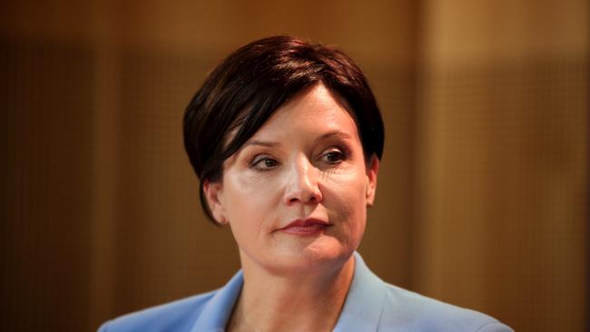 NSW Labor leader Jodi McKay at a press conference in Sydney to announce a review into the administration of the NSW Labor Party. Picture: Jane Dempster