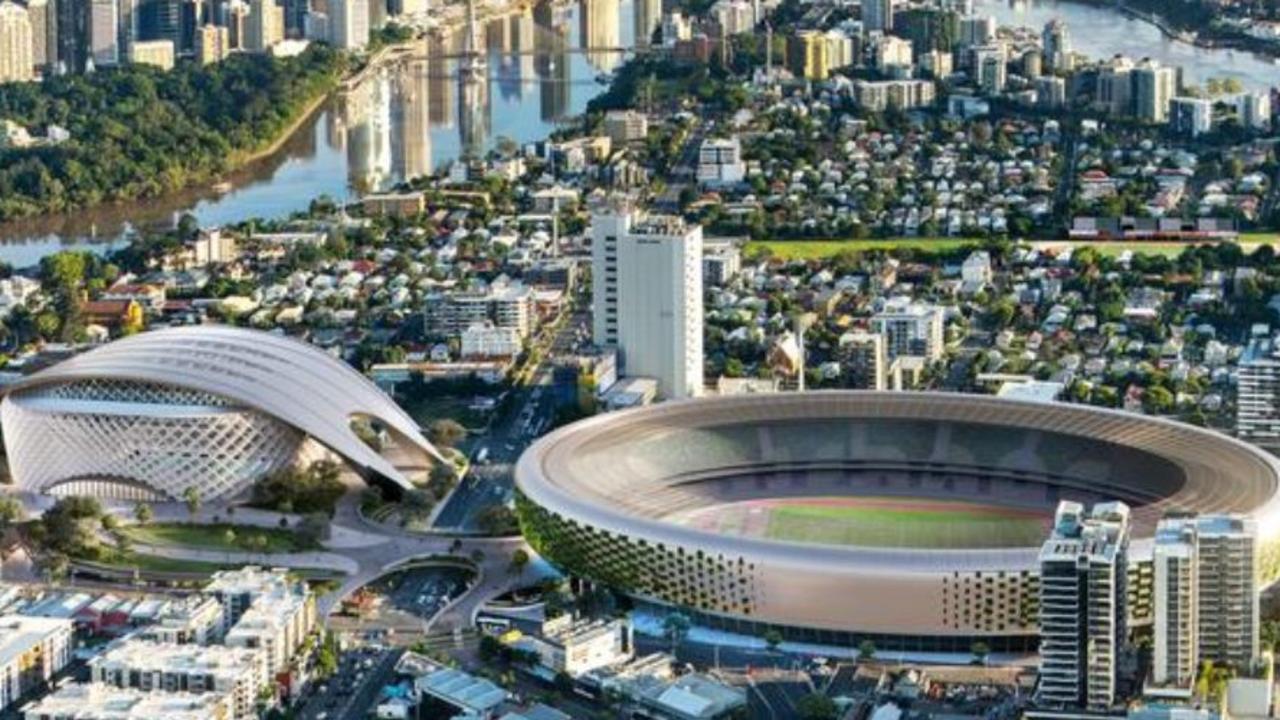 Brisbane 2032 Olympic Games stadium idea – Key Features of The Gabba Olympic Park:. Picture Supplied