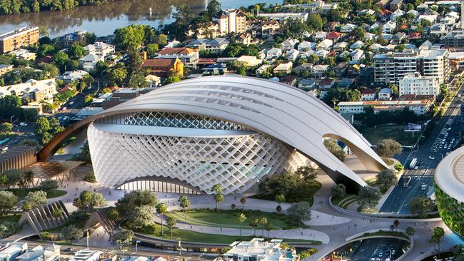 Brisbane Arena would hold 17,000.