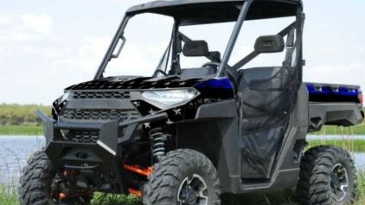 A Polaris 4x4 Ranger like this one was involved in a fatal crash at Bridgewater.