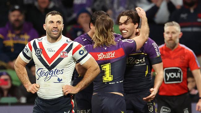 The Roosters don’t have a great record in Melbourne. Picture: Kelly Defina/Getty Images