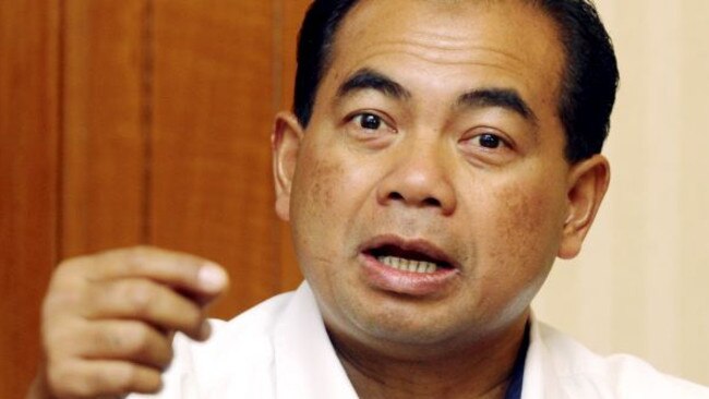 Malaysian Deputy Transport Minister Abdul Aziz Kaprawi.