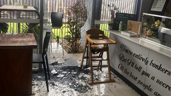 Mad Hatterz cafe in Palmerston has been broken into four times in the short time it has been open. Picture: Supplied