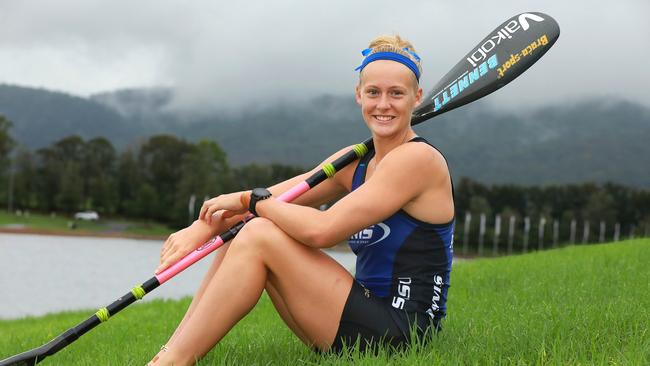 Kayaker Kailey Harlen has her sights set on making it to an Olympics - the sooner the better.