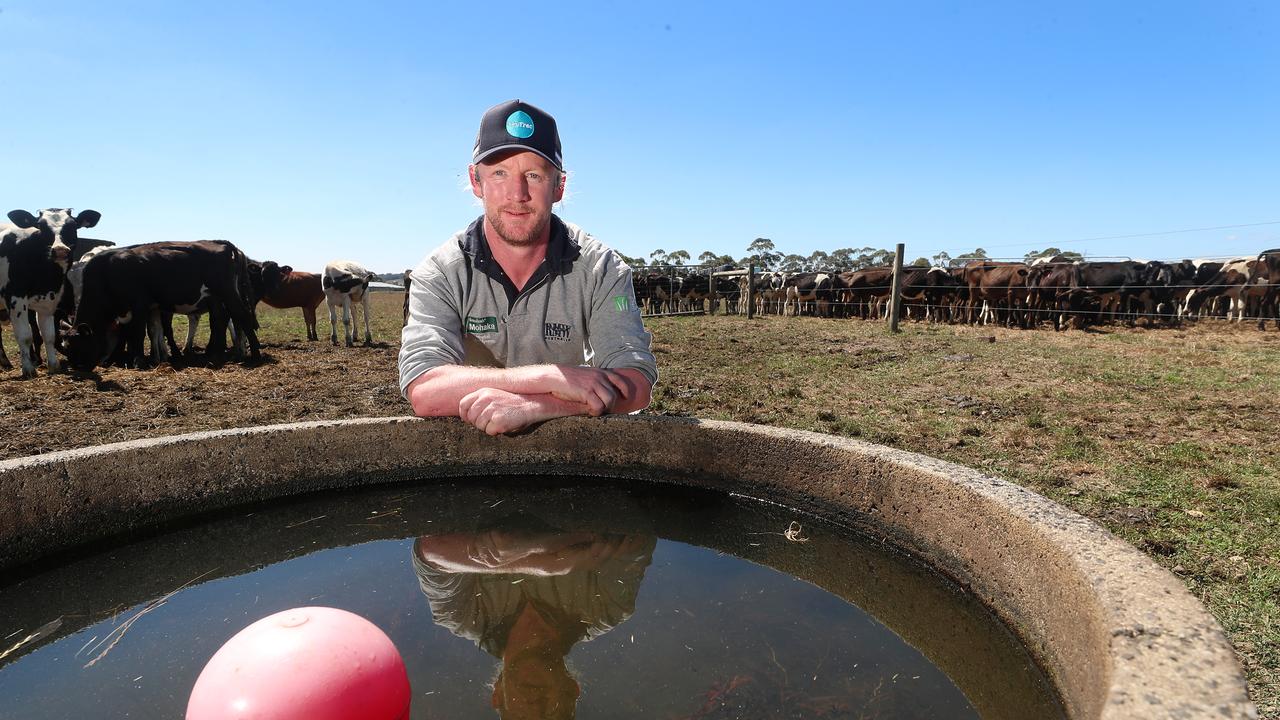 Brian Corr at his Gippsland farm. Picture Yuri Kouzmin