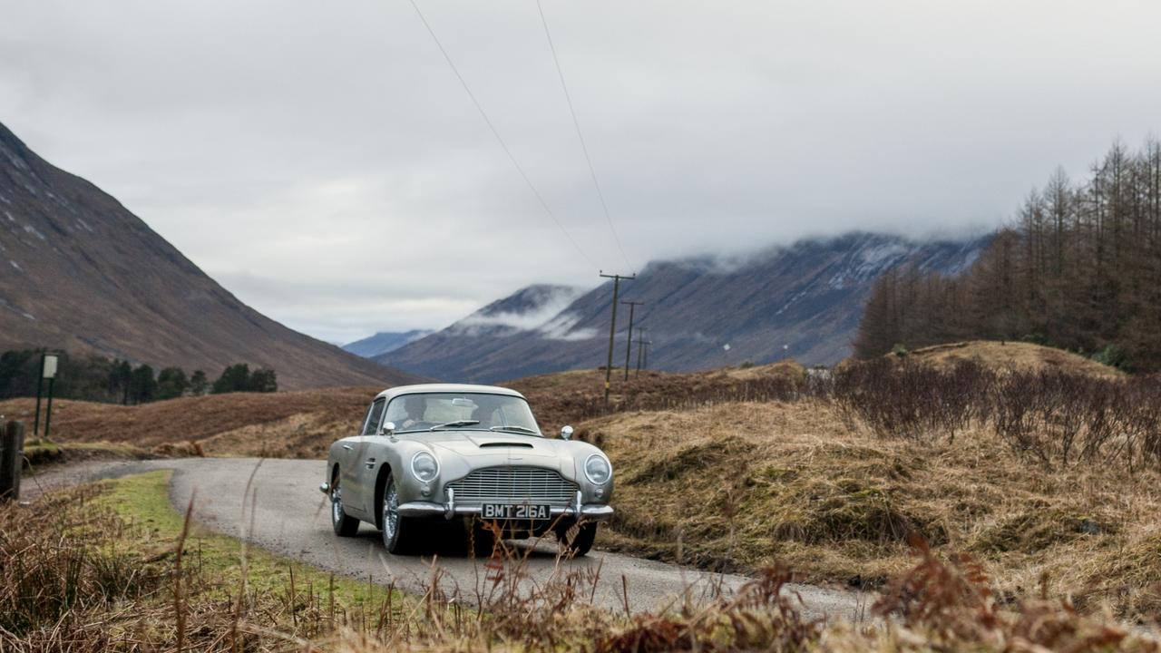 The Aston Martin DB5 in Skyfall